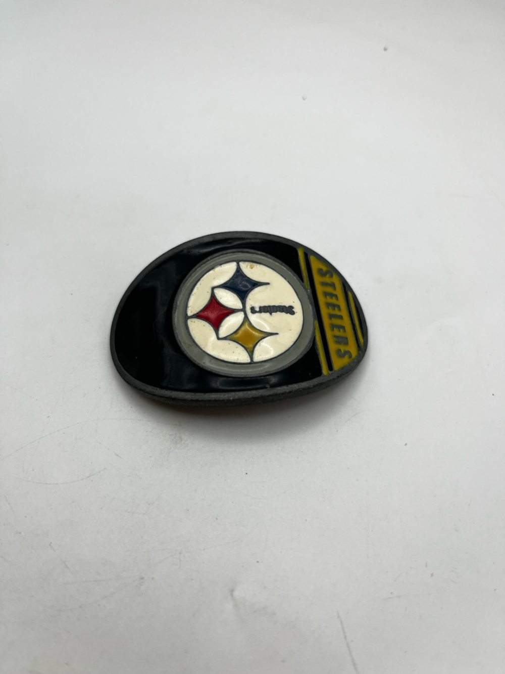 Pittsburgh Steelers Black Logo Enamel Emblem